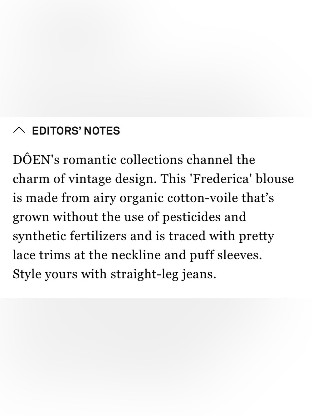 Doen Frederica Cotton Voile Top - Picture 5 of 9